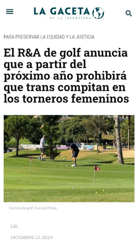 Los deportistas transexuales no podrán competir …