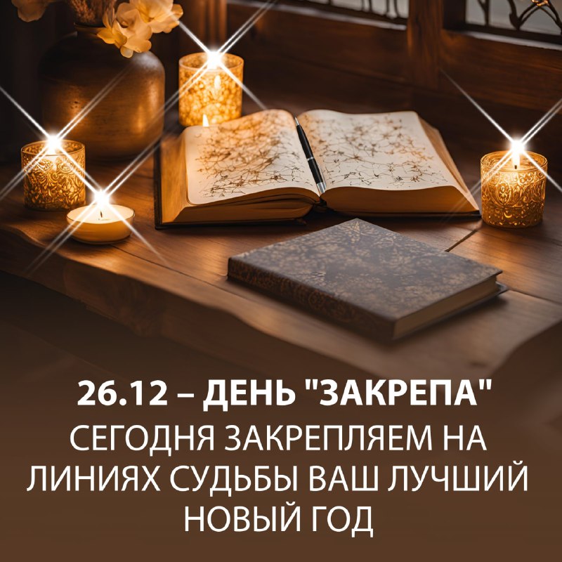 26.12 – ДЕНЬ "ЗАКРЕПА". СЕГОДНЯ ЗАКРЕПЛЯЕМ …