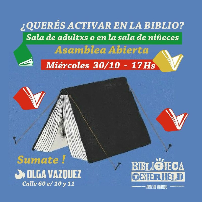 [**Asamblea abierta de la Biblioteca Popular …