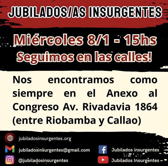 [**Miercoles de jubiladxs**](https://vagancio.partidopirata.com.ar/event/miercoles-de-jubiladxs)