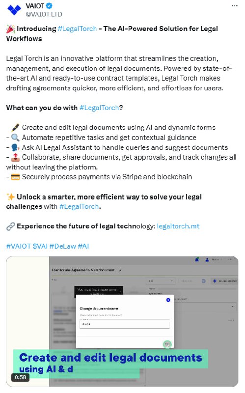 ***🎉*** Introducing [#LegalTorch](?q=%23LegalTorch) - The AI-Powered …