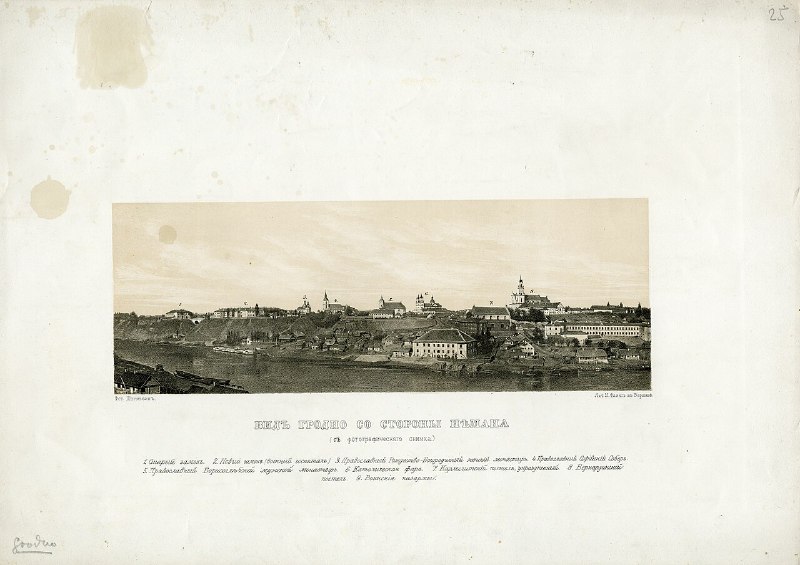 Панарама Горадні, 1862 г.