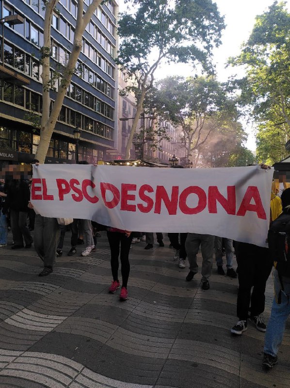Ahir el PSC Barcelona va desnonar …