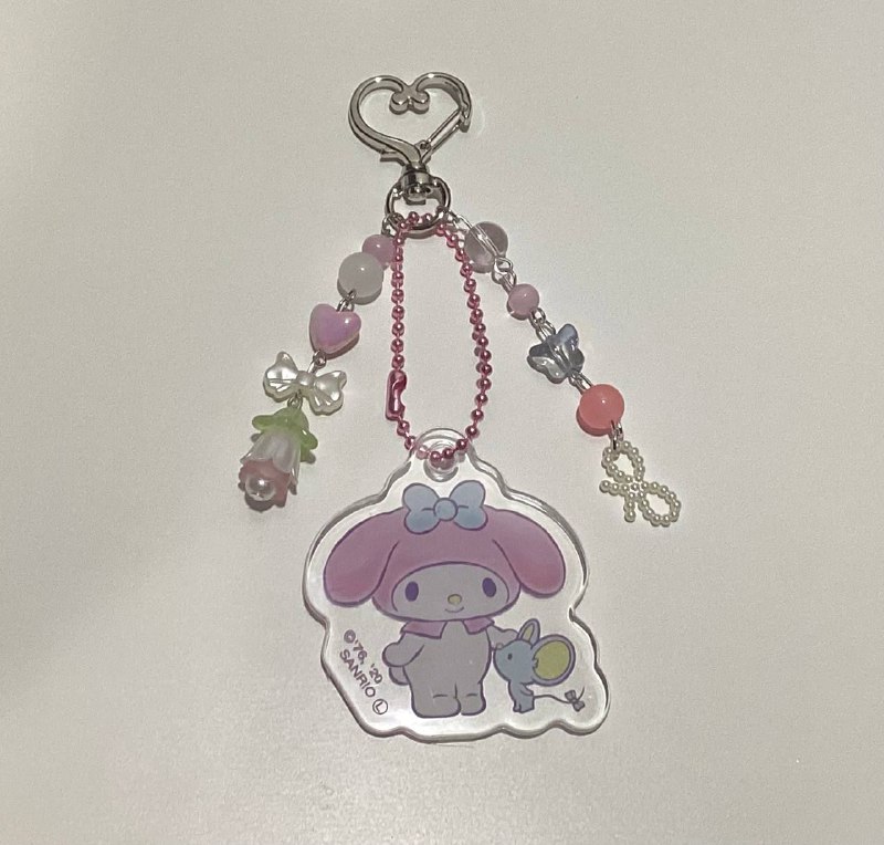 ʚ♡ɞ ⁺˖ ༉𐙚 My melody keychain