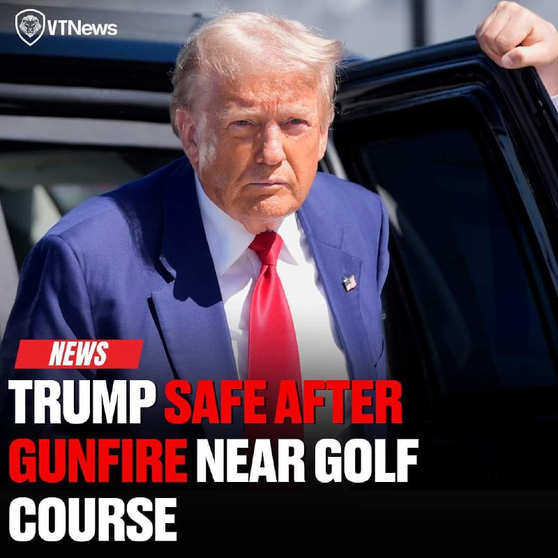 Former President Donald Trump is safe …