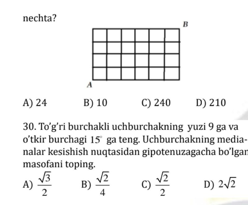 VARIANT matematika