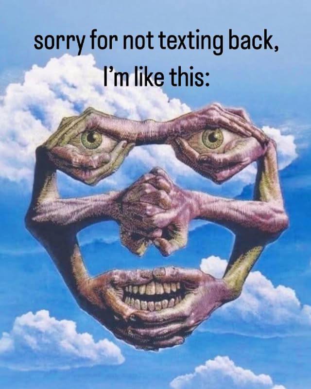 exactly. It's not because I don't …