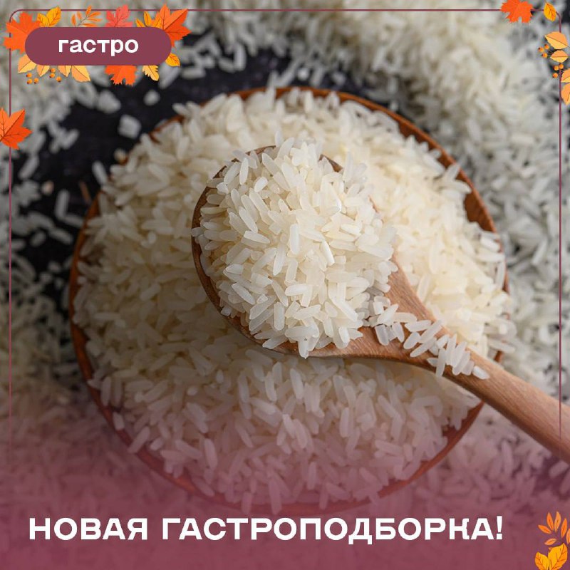 **Новая** [**гастрономическая подборка**](https://vdnh.ru/gastro/) **для любителей риса** …