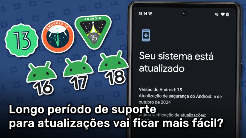 Vários anos de atualização vão se …