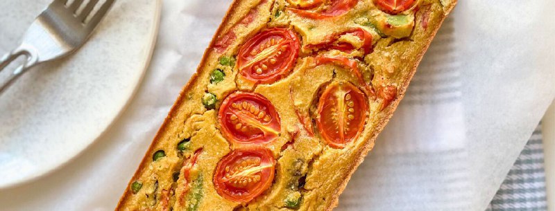 Frittata vegana, una deliciosa receta clásica italiana que se cocina en el horno