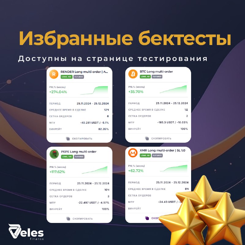 **Обновили избранные бектесты!** ***👍***