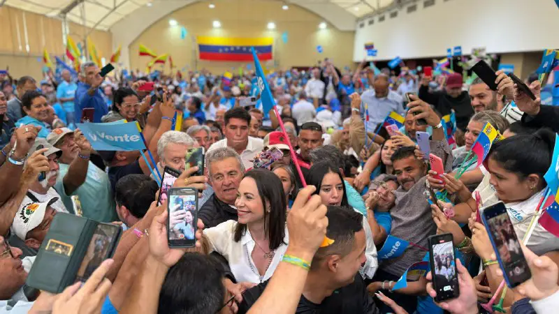 María Corina desde Táchira: Venezuela ya decidió avanzar por una ruta, y es irreversible | [@MariaCorinaYA](https://t.me/MariaCorinaYA)