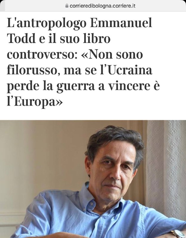 “Se l’Ucraina perde la guerra a …