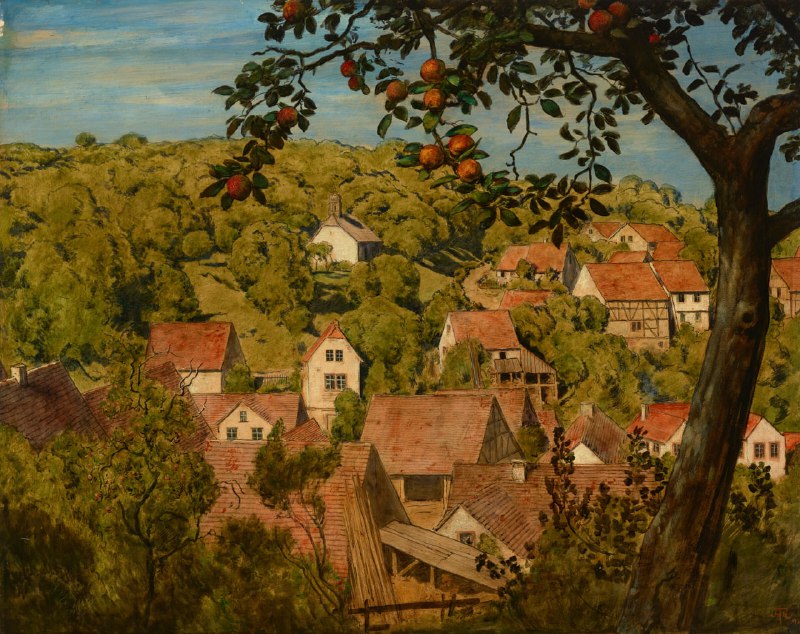 Blick auf Mamolsheim, Hans Thoma (German, …