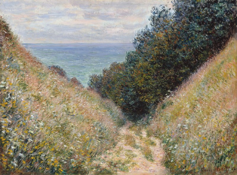 Road at La Cavée, Pourville, by …