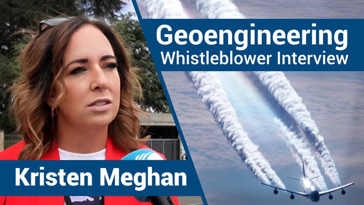 Geo-engineering Klokkenluidersinterview met Kristen Meghan die werkte voor het Amerikaanse leger als milieuspecialist en getuige werd van geo-engineering.