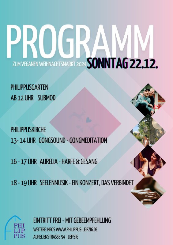 Hier noch das weitere Programm an …