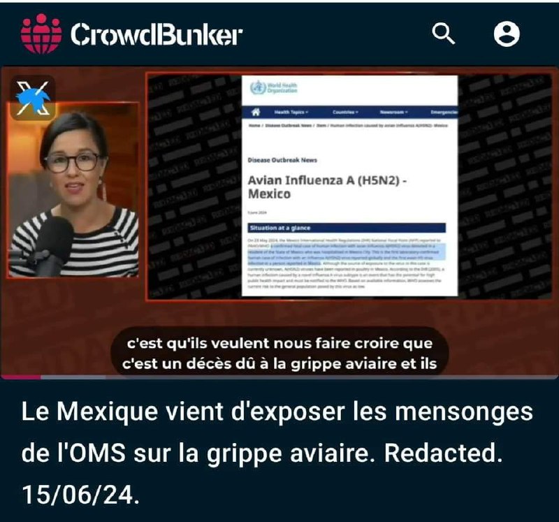 Le Mexique a exposé le mensonge …