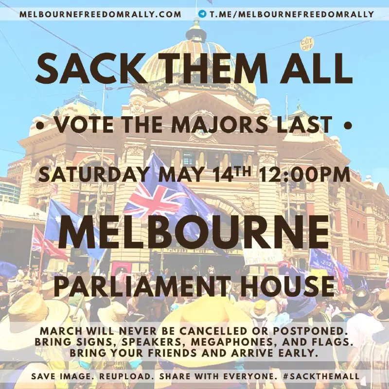 *****🇦🇺*** SACK THEM ALL - MELBOURNE …