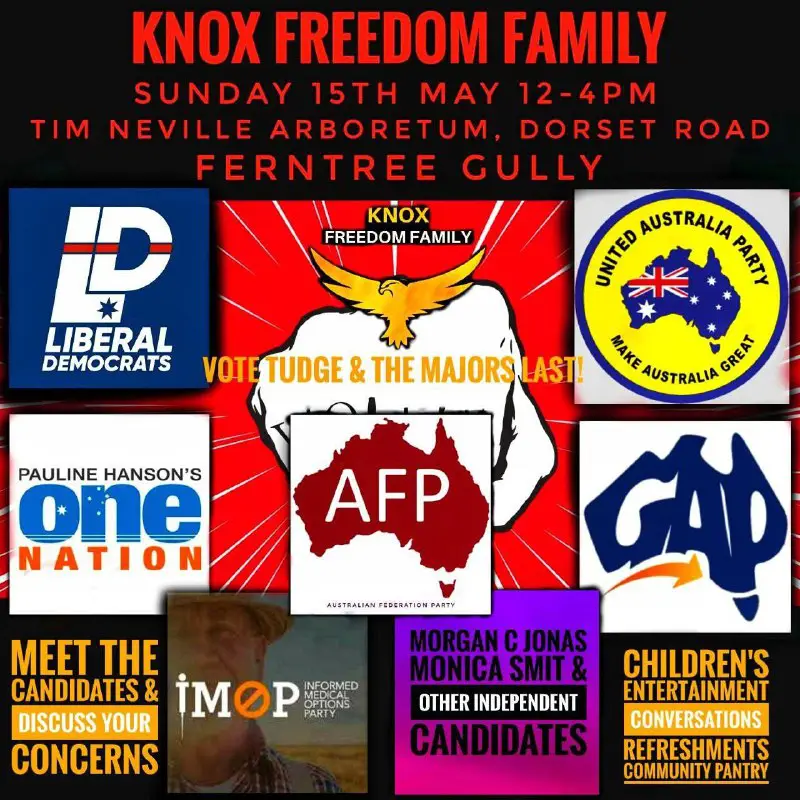 📆 [EVENTS DIRECTORY] VIC FREEDOM MOVEMENT …