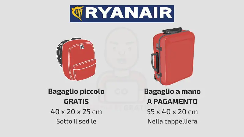 Bagaglio a mano Ryanair, aumenta il costo della priorità ***😳***