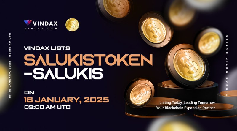 ***📣*** VinDAX lists salukistoken (SALUKIS)