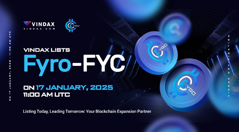 ***📣*** VinDAX lists Fyro (FYRO)