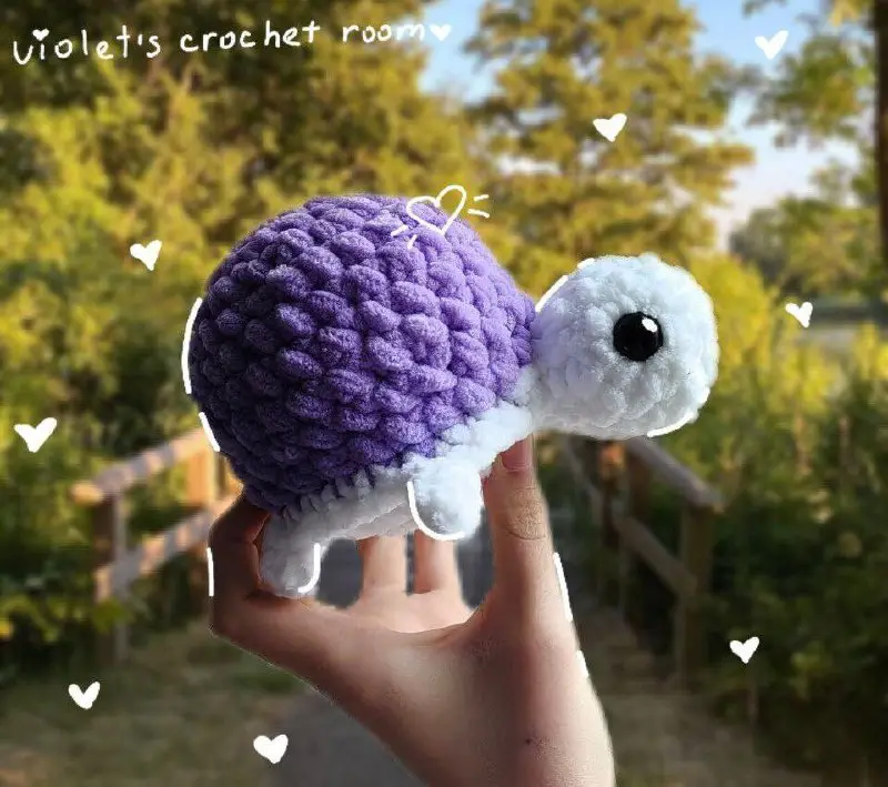 Violet's crochet room
