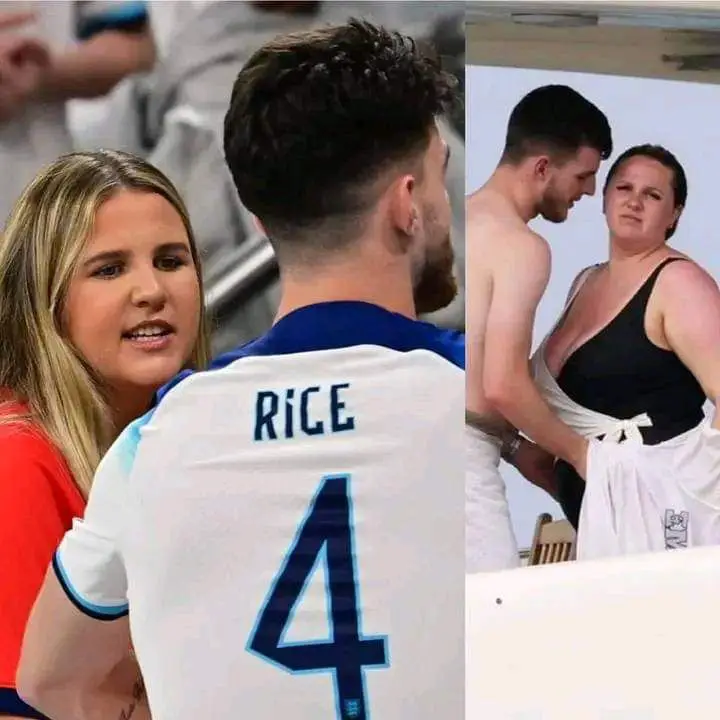 Declan Rice was defending his girlfriend …
