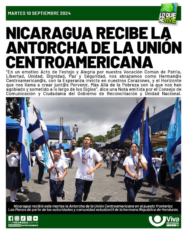 ***➡️*** Nicaragua ***??*** recibió este martes …