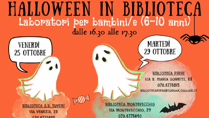 Halloween in biblioteca: laboratori gratuiti per …