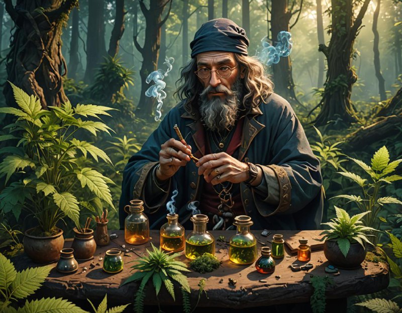 How a skilled alchemist would use cannabis to achieve mental transformation.