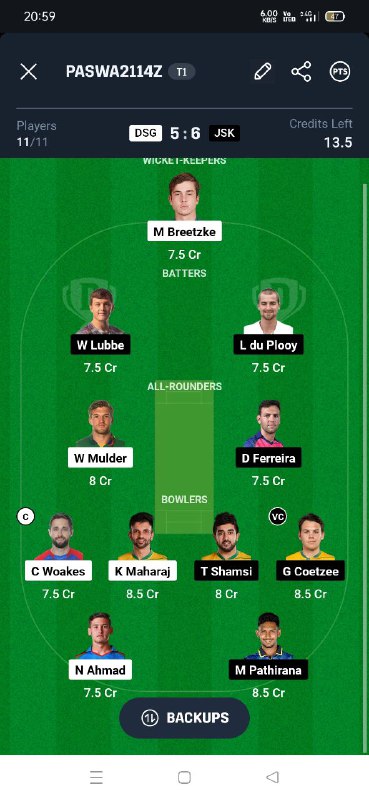 Vk free team ( BBL 2024 …