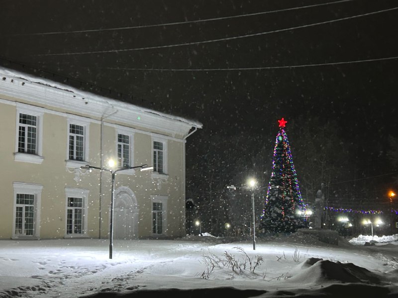 **Микунь. Вечер** ***🎄***