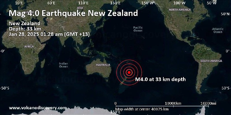 **Moderate mag. 4.0 earthquake - New …