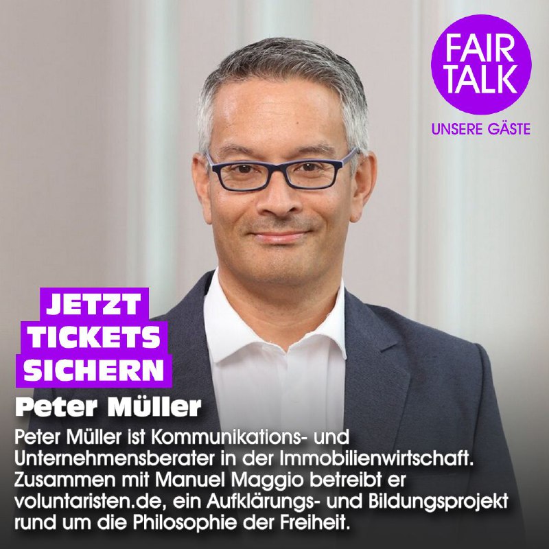 Peter Müller ist Gast in unserer …