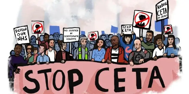 **Ci trattano male, stop CETA!**La Commissione Esteri della Camera in questi giorni si riunisce per ratificare il trattato commerciale tra …