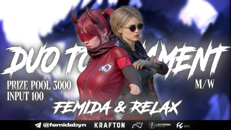 *****😇***** ***FEMIDA&amp;RELAX*** *****😇***** ***DUO*** ***👊*** ***TOURNAMENT*** …