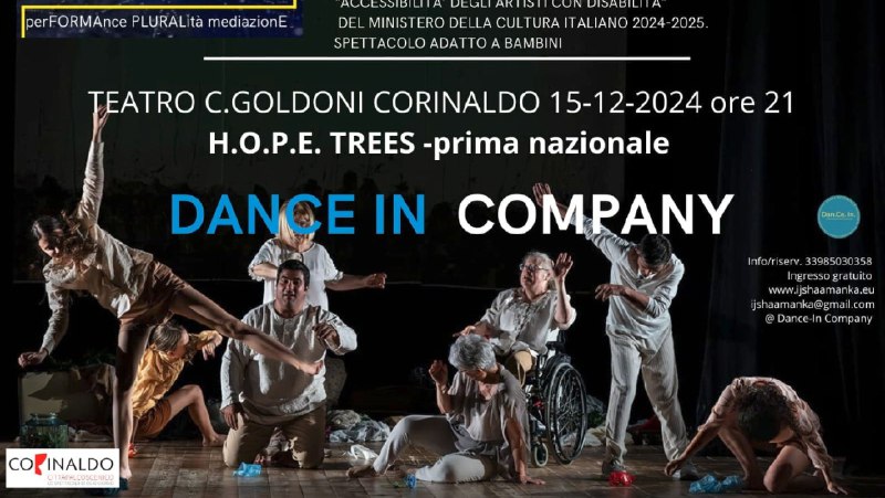 Corinaldo: Diversità e integrazione, a teatro …