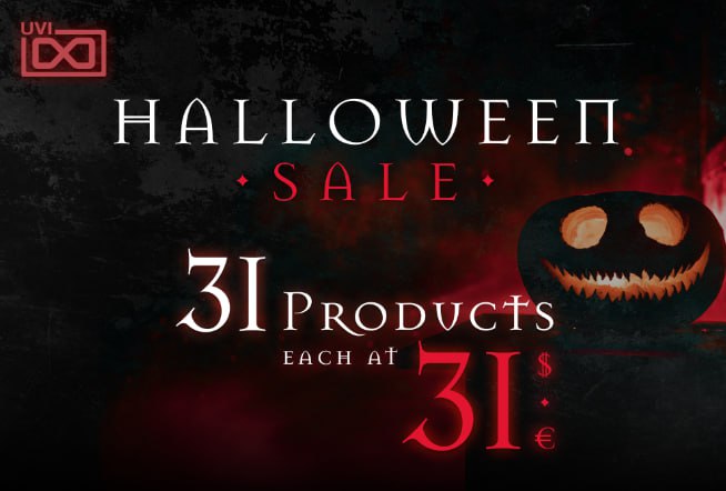 [UVI Halloween Sale](https://uvi.us12.list-manage.com/track/click?u=88bd9ba541ed41a486af28d50&amp;id=61102e17ad&amp;e=ef9174350f)