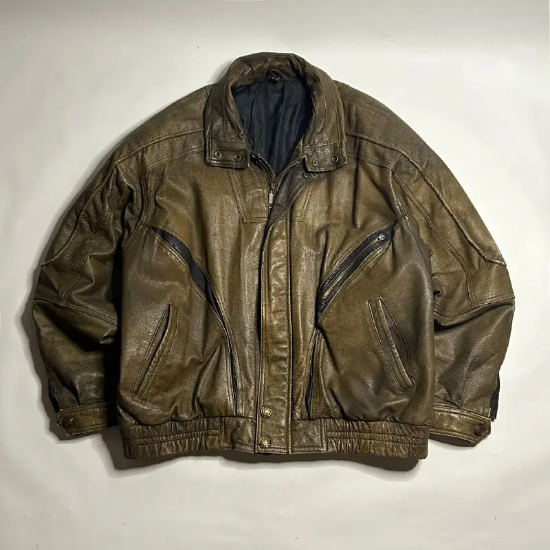 **Vintage leather jacket**