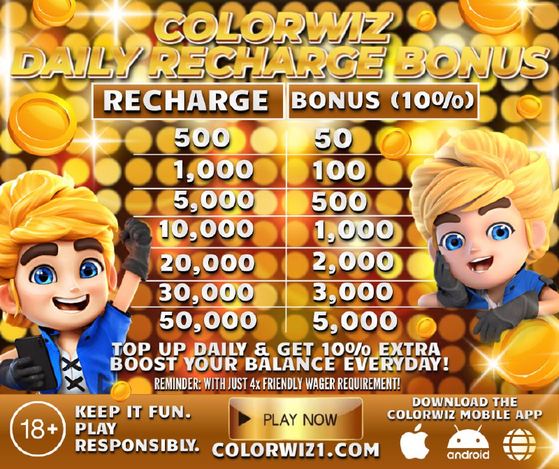 ***🔥*** Daily Recharge Bonus is Here! …