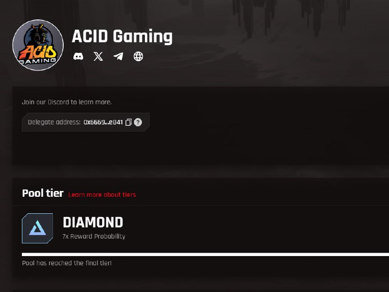 **ACID Gaming получили статус Diamond** ***👀***