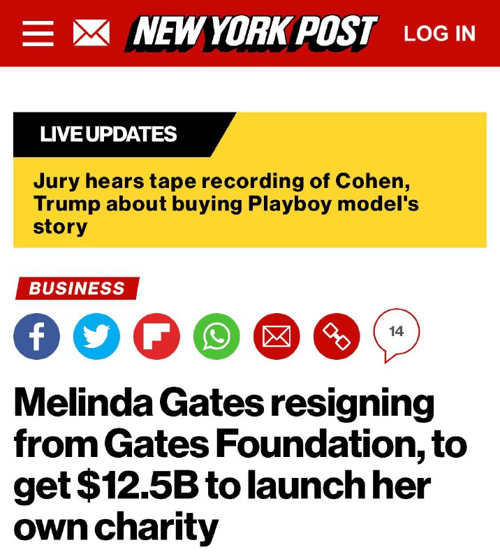 Melinda French Gates, de ex-vrouw van …