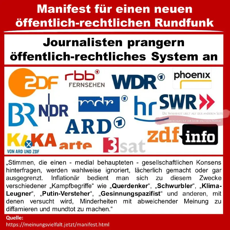 [#Medien](?q=%23Medien) [#ÖRR](?q=%23%C3%96RR) [#Manifest](?q=%23Manifest) [#Journalismus](?q=%23Journalismus) [#ARD](?q=%23ARD) [#ZDF](?q=%23ZDF)