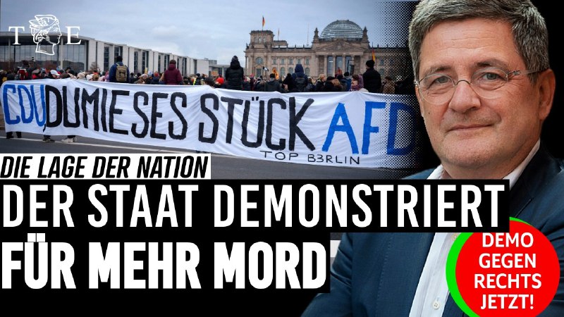 "Demo gegen rechts": Der Staat demonstriert …