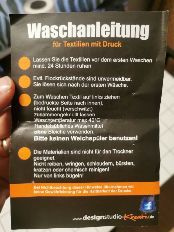 ***?*** WASCHANLEITUNG ***?***