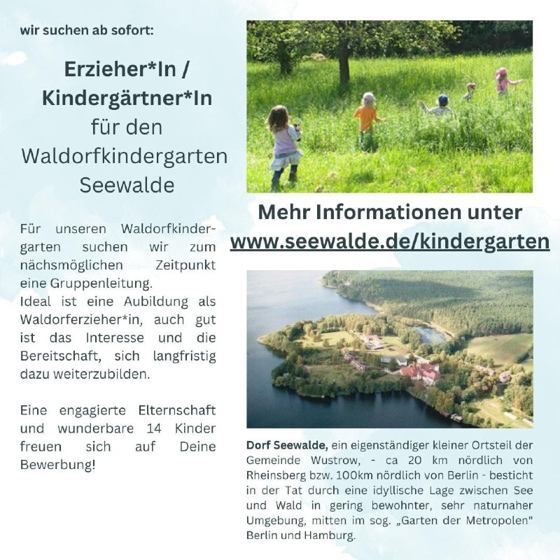 Seewalde ist ein wunderbarer Ort, ein …