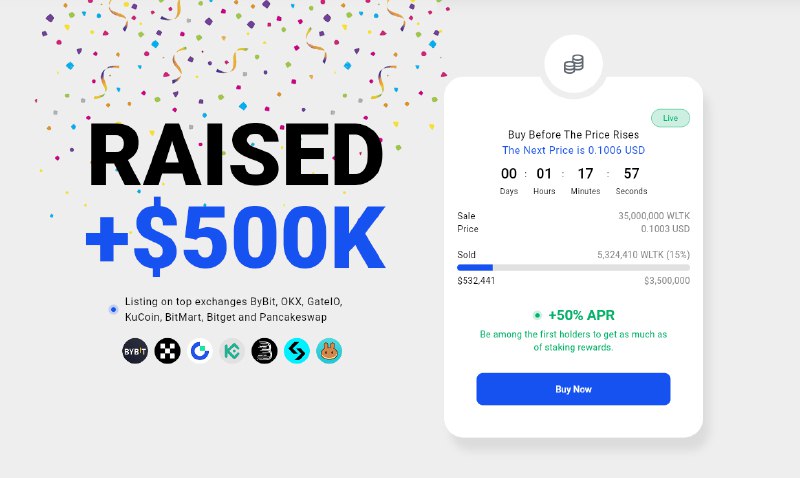 **+500k Raised in 2 Days!** ***🤩******💸***