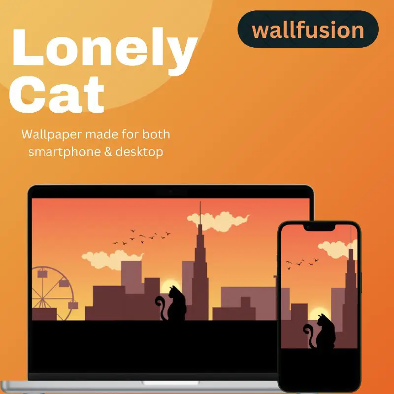 ***🌟***Lonely cat wallpaper ***🌟***